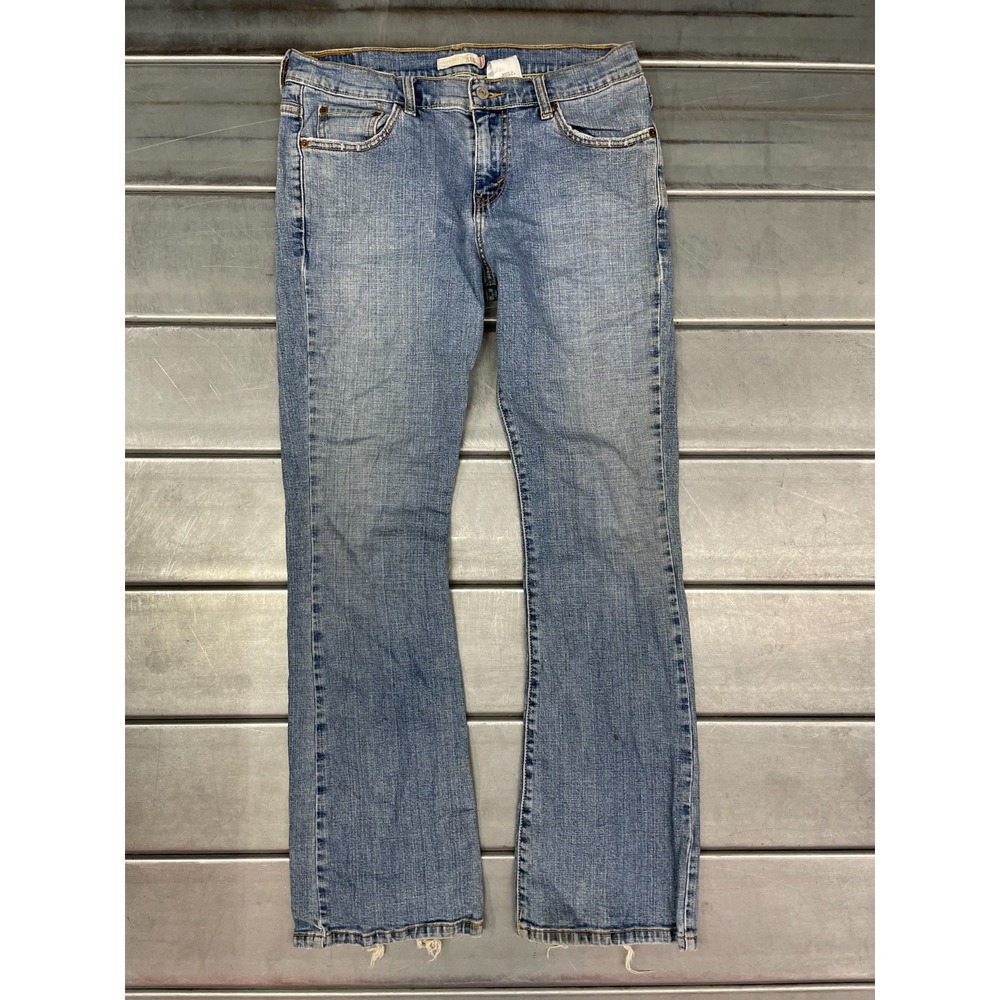 Levis 515 Bootcut Jeans Womens 30x31 Blue Light/Medium Wash Denim